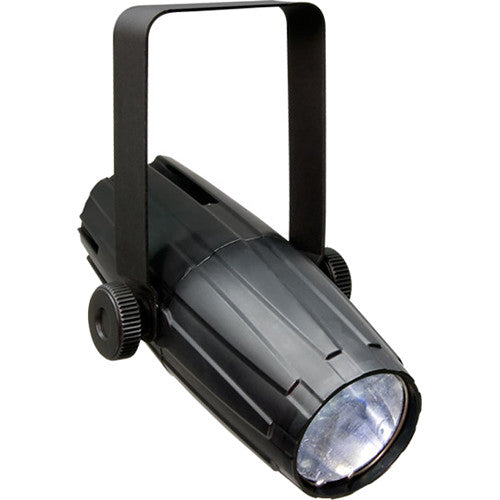 CHAUVET DJ LED Pinspot 2 Foco LED Blanco 3W 6500K Ángulo 9° y 4 Geles