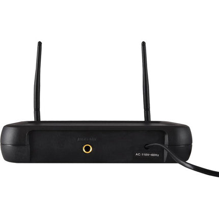 Pyle Pro PDWM2135 Sistema Micrófono Inalámbrico VHF 2 Mics 165 pies alcance