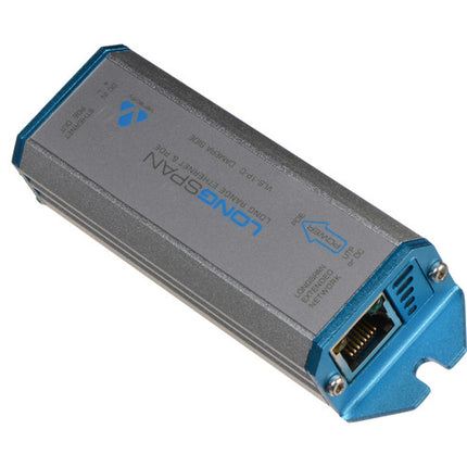Veracity LONGSPAN Extensor de Rango Ethernet y Switch PoE 4+1 Puertos 3500 ft