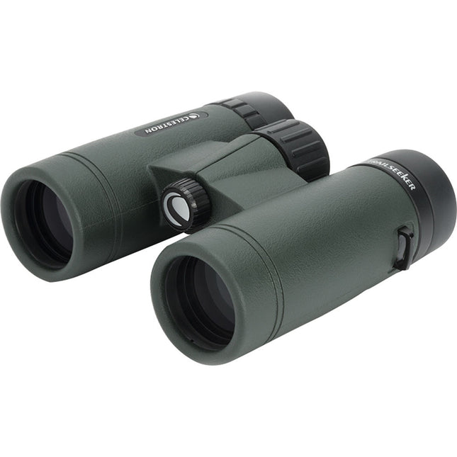 Celestron 8x42 TrailSeeker Prismáticos con 65° Ángulo de Visión y 6.5 ft Enfoque Cercano Estabilizador Incluido