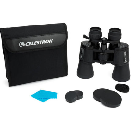 Celestron UpClose G2 10-30x50 Zoom Prismáticos Porro Resistente al Agua con Funda
