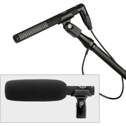Senal MC24-ES Micrófono Shotgun Corto Hypercardioide con Shockmount y Cable XLR 1.5'