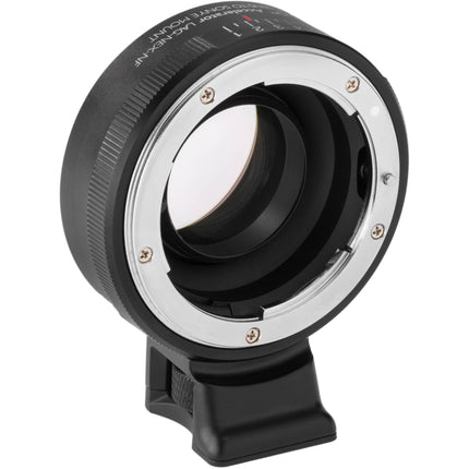 Adaptador de Lentes Vello Accelerator para Nikon F a Sony E Montura con Tripié Removible