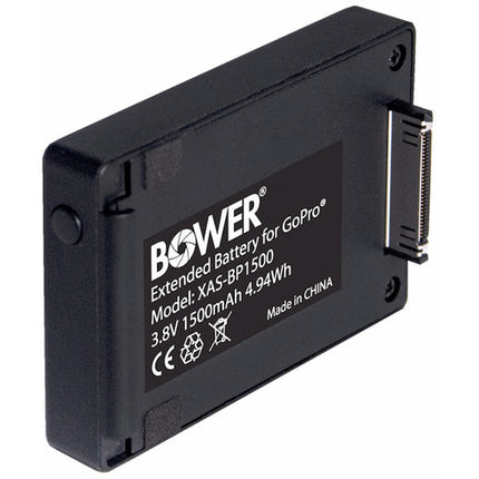 Bower Xtreme Action Series batería extendida 1500mAh para GoPro HERO3/4 con backdoor protector y resistente al agua
