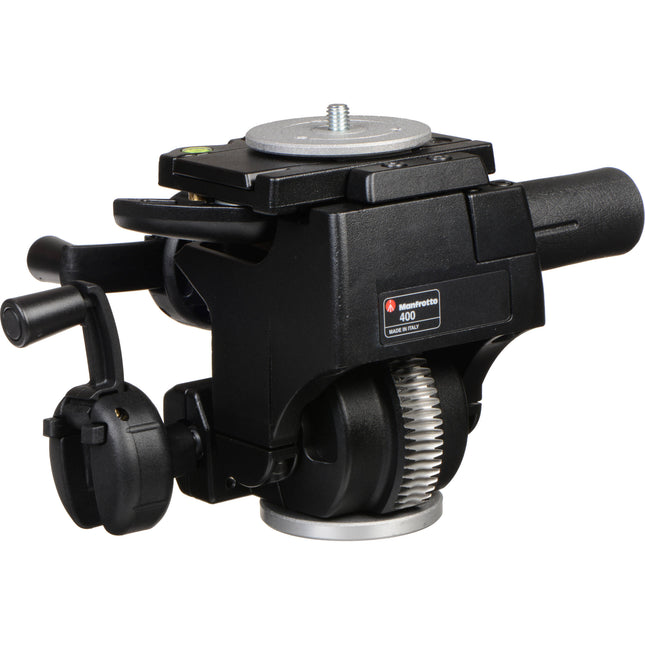Manfrotto 400 Cabezal Panorámico y de Inclinación con Placas Rápidas 22.1 lb 360° Rotación