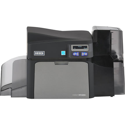 Impresora de tarjetas Fargo DTC4250e a doble cara con webcam y cinta a todo color YMCKO