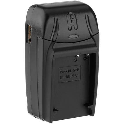 Watson Compact Cargador AC DC con Adaptador de Batería DMW-BLH7