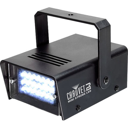 CHAUVET DJ Mini Strobe LED Luz Estroboscópica Compacta Ligera Ajustable
