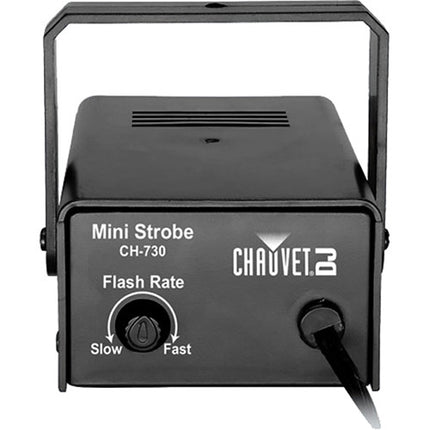 CHAUVET DJ Mini Strobe LED Luz Estroboscópica Compacta Ligera Ajustable