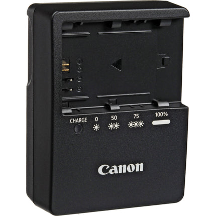 Cargador Canon LC-E6 para baterías LP-E6 LP-EL LP-E6NH compatible con EOS 5D 6D 7D 80D R5 y R6