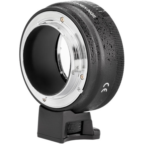 Vello Adaptador Nikon F a Sony E-Mount con Anillo de Apertura y Pie de Trípode