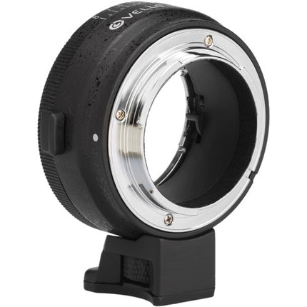 Vello Adaptador Nikon F a Sony E-Mount con Anillo de Apertura y Pie de Trípode