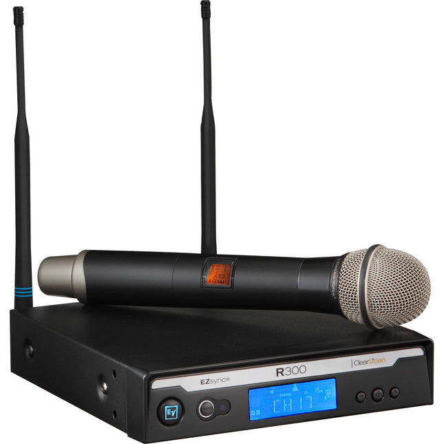 Electro-Voice R300-HD Sistema de Micrófono Inalámbrico 150' Alcance 14h Batería
