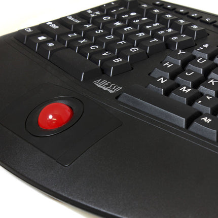 Adesso Tru-Form 3500 Teclado Ergonómico Inalámbrico 2.4 GHz con Trackball