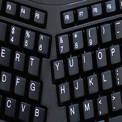 Adesso Tru-Form 3500 Teclado Ergonómico Inalámbrico 2.4 GHz con Trackball