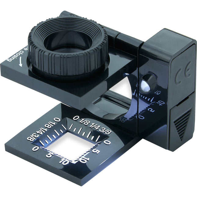 Carson LT-10 Lupa de Hilo 11.5x Pack de 6 con Luz LED y Estuche