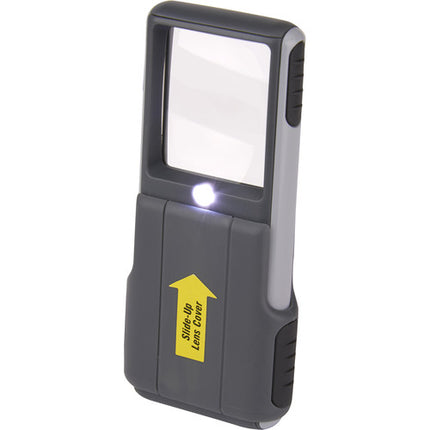 Carson PO-25 MiniBrite 4 Pack Lupa 3x con Luz LED y Estuche Integrado