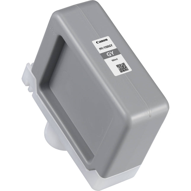 Cartucho de Tinta Pigmentada Canon PFI-1100 Gris 160mL para Impresoras Gran Formato
