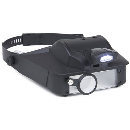 Carson LV-10 LumiVisor Lupa de Cabeza 2x 3x 5x 6x con Luz LED Ajustable