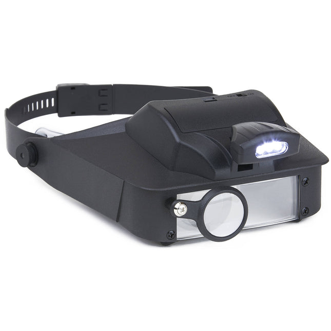 Carson LV-10 LumiVisor Lupa de Cabeza 2x 3x 5x 6x con Luz LED Ajustable