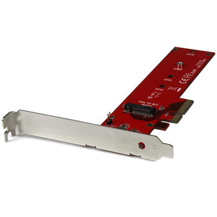 StarTech Adaptador PCI Express x4 a M.2 SSD PCIe soporte 2242 a 22110 y bracket bajo perfil