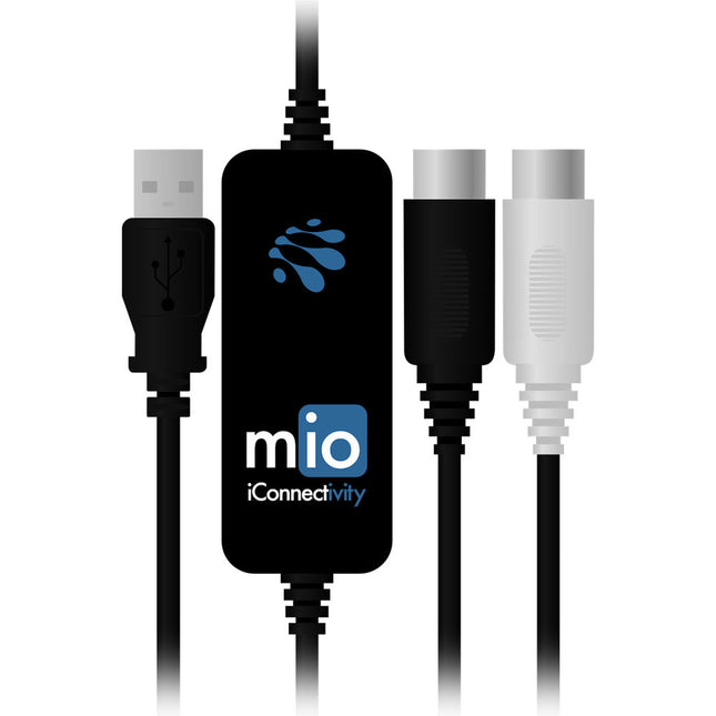 iConnectivity mio Interfaz MIDI USB 1 Entrada 1 Salida 16 Canales Plug & Play