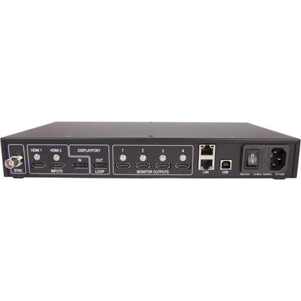 DATAPATH Fx4 Controlador de Pantalla con 4 Salidas HDMI 4K60 1080p