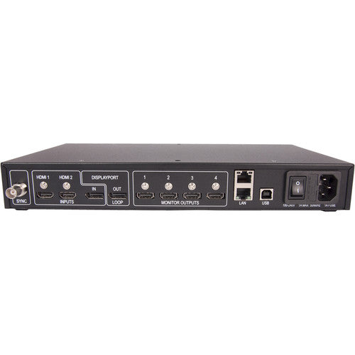 DATAPATH Fx4 Controlador de Pantalla con 4 Salidas HDMI 4K60 1080p