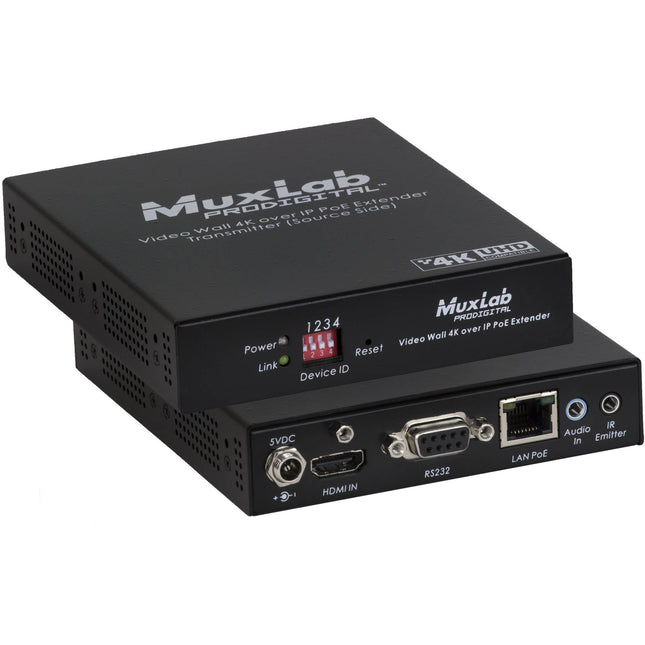 MuxLab Video Wall Transmisor HDMI 4K 30Hz 330 pies con PoE