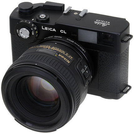 FotodioX Adaptador de Montura para Lentes Nikon G a Leica M con Control de Apertura