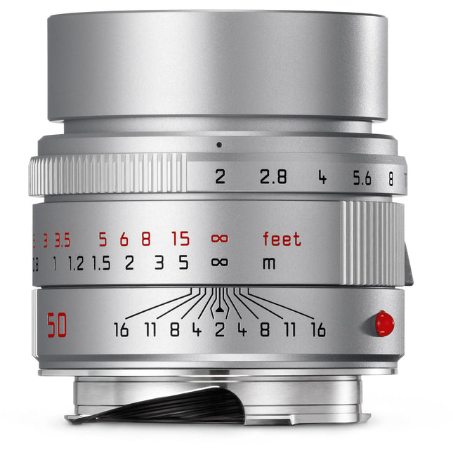 Leica APO-Summicron-M 50mm f2 Lente Full-Frame con Parasol Extensible Plata