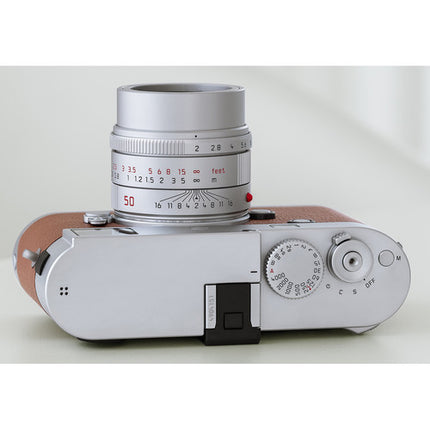 Leica APO-Summicron-M 50mm f2 Lente Full-Frame con Parasol Extensible Plata