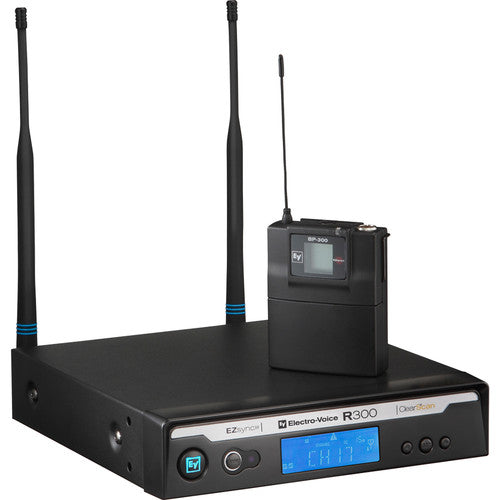 Electro-Voice R300-E Sistema de Micrófono Inalámbrico Omnidireccional con Alcance 45 m y Batería 14 h