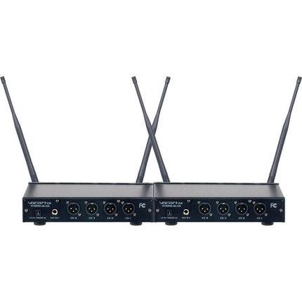 VocoPro Digital-Play-8 Sistema inalámbrico digital 8 canales 900 MHz 24 bits con micrófonos de diadema y solapa