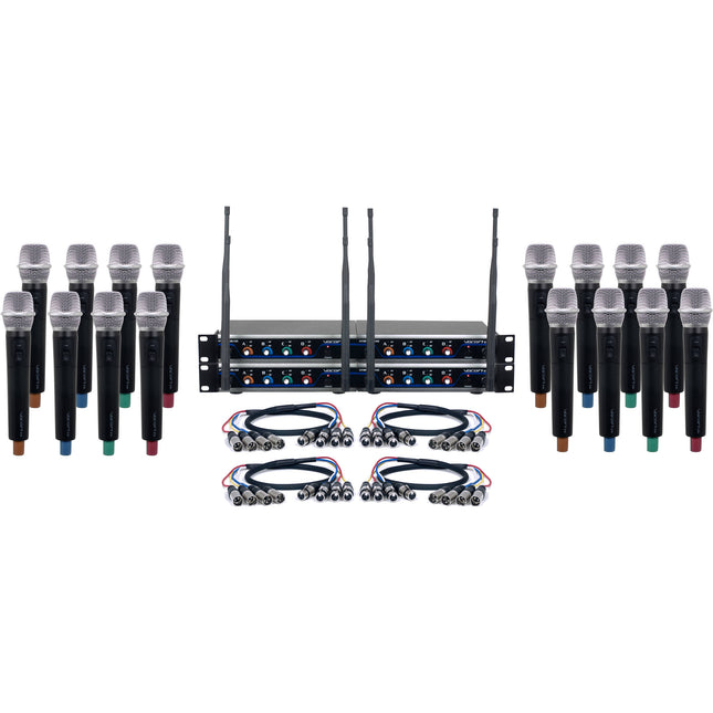 VocoPro Acapella-16 Sistema Inalámbrico Digital 16 Canales 900 MHz 24 Bit Rackmount