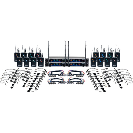 VocoPro Digital-Play-16 Sistema Inalámbrico Digital 16 Canales 900 MHz Rackmount