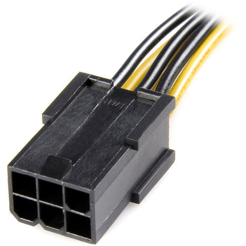 StarTech Cable Adaptador de Alimentación PCIe 6 a 8 Pines con Garantía Limitada