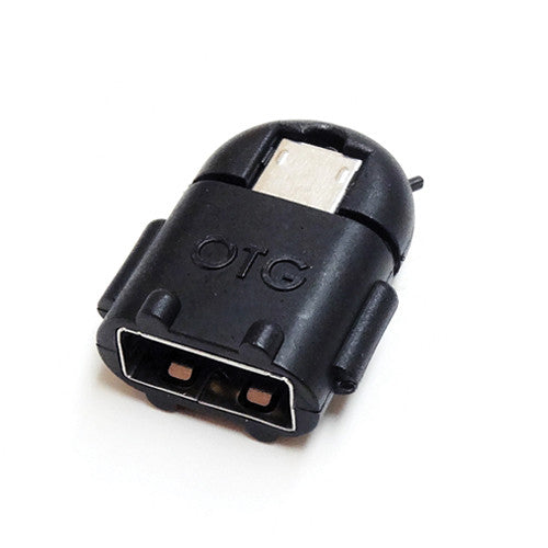 Tera Grand Adaptador Micro-USB a USB On-The-Go Negro 480 Mb/s