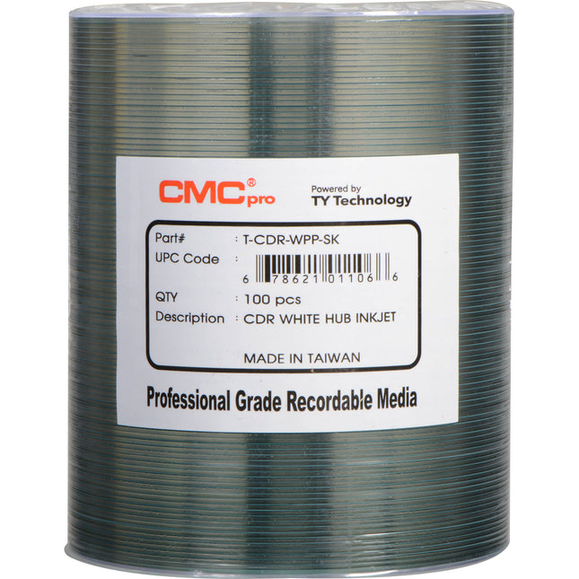 CMC Pro CD-R Blanco 700MB 48x Velocidad 100 Discos Pack
