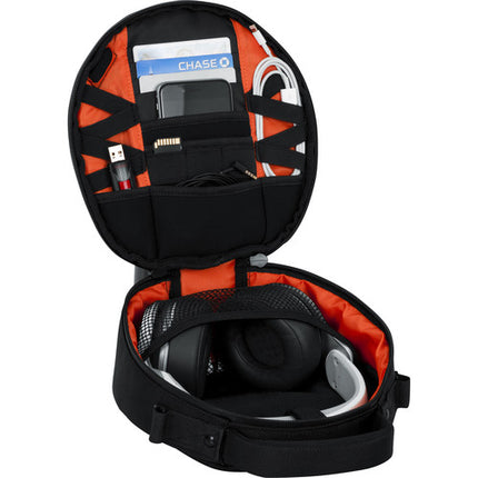 Gator G-Club Estuche para Auriculares DJ Nylon Resistente con Correa Ajustable