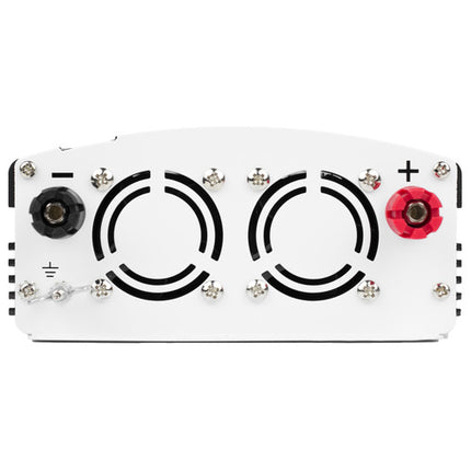 WAGAN SlimLine Inversor de Potencia 1500W 12 VDC a 115 VAC con 3 Salidas AC y 2 Puertos USB
