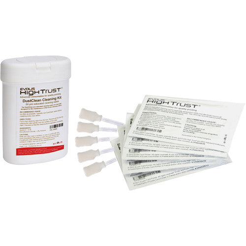 Evolis UltraClean Kit de Limpieza para Impresoras 5 Tarjetas 5 Hisopos 60 Toallitas