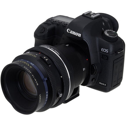 FotodioX Pro Adaptador de Montura para Objetivo Mamiya RB67 RZ67 a Canon EF con Montura de Latón
