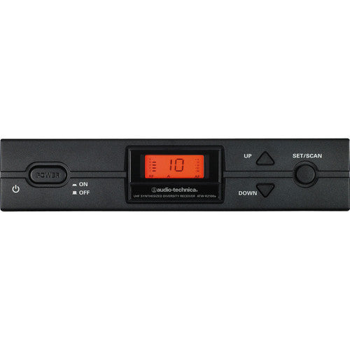 Audio-Technica ATW-2129c Sistema de Micrófono Lavalier Inalámbrico 487-506 MHz 10 Canales