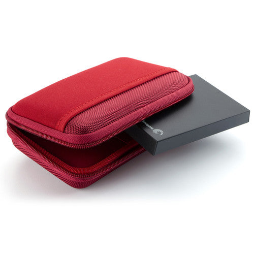 Oyen Digital Drive Logic DL-64 Estuche portátil para disco duro 2.5" rojo resistente con cierre y almacenamiento