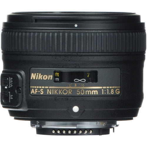 Nikon AF-S NIKKOR 50mm f1.8G Lente F-Mount f1.8-16 Refurbished