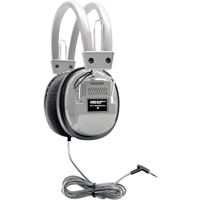HamiltonBuhl HA-7 Auriculares Stereo Over-Ear con Cable Reforzado y Bolsa Antipiojos