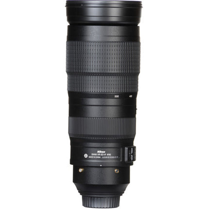 Nikon AF-S NIKKOR 200-500mm f5.6E ED VR Lente Zoom Teleobjetivo F-Mount FX formato trípode desmontable