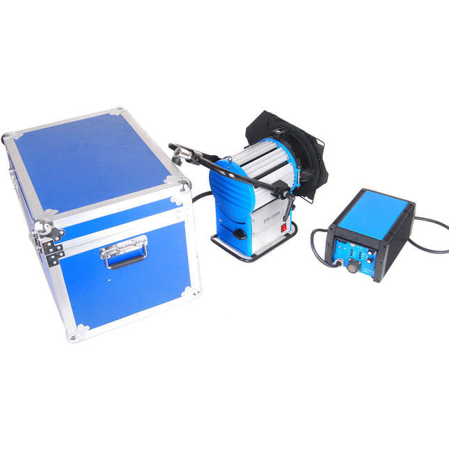 CAME-TV Kit Luz Fresnel HMI 1200W con Balasto Electrónico 6.9" 6000K Estuche Alumínio