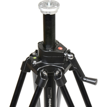 Manfrotto 028B Triman Trípode para Cámara con Columna Central Precisa Altura Máx 94.5" y Cabezal Geared 3 Vías XPRO con Placa Rápida 200PL